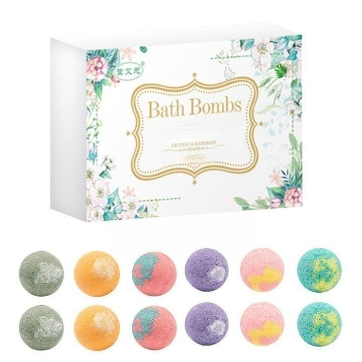 Coffret de 12 Boules de bain effervescentes RELAX'