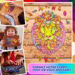 Puzzle créatif en bois