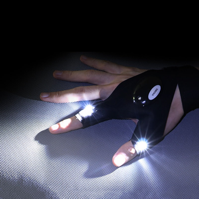 Paire de gants lumière LED