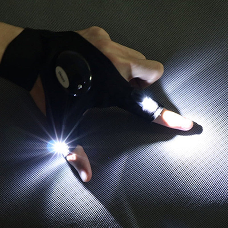 Paire de gants lumière LED