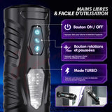 MANIZER MAX - Masturbateur automatique avec support - Mode rotatif et poussée