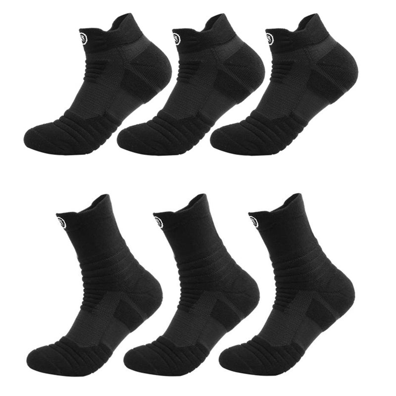 Lot de 6 chaussettes basses et hautes CONFORT+