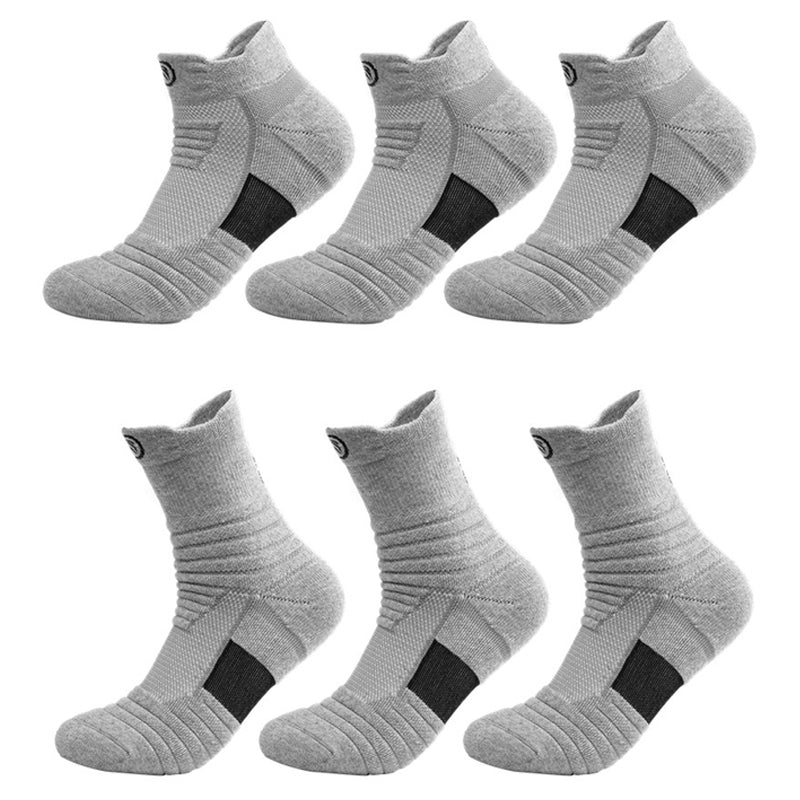 Lot de 6 chaussettes basses et hautes CONFORT+