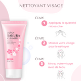 Soins visage Sakura japonais - Routine complète