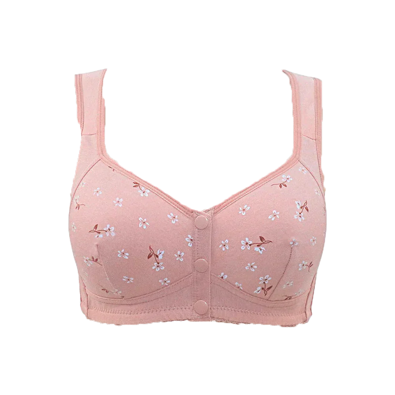 Soutien-gorge 100% coton à imprimé floral