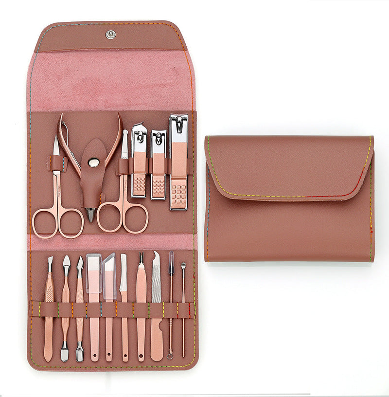 Ensemble pour manicure et pédicure - 16 PCS